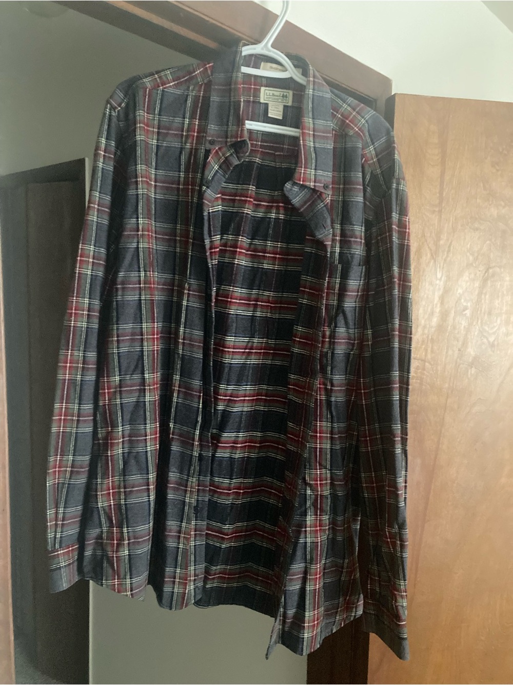 Men's Scotch Plaid Flannel Shirt, Traditional Fit